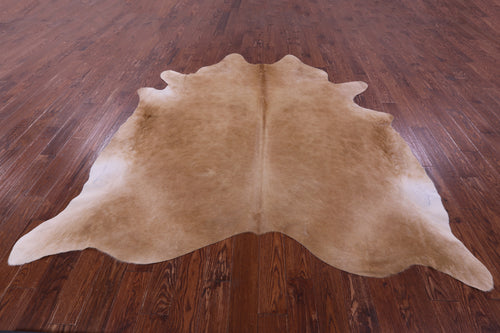 Light Brown Natural Cowhide Rug - XX-Large 8' 1