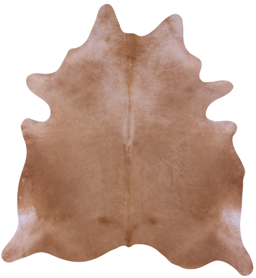 Light Brown Natural Cowhide Rug - XX-Large 7' 8