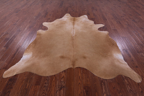 Light Brown Natural Cowhide Rug - XX-Large 7' 8