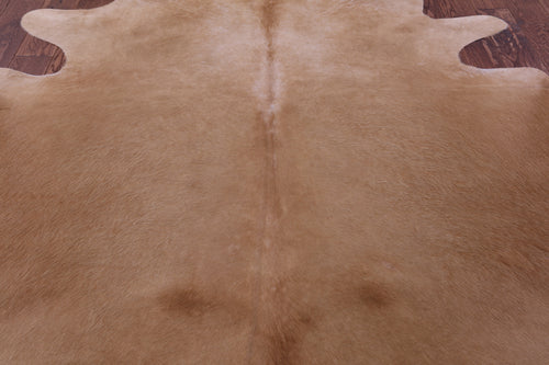 Light Brown Natural Cowhide Rug - XX-Large 7' 8
