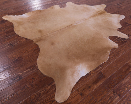 Light Brown Natural Cowhide Rug - XX-Large 7' 8