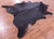 Black Natural Cowhide Rug - XX-Large 7' 8"H x 7' 0"W