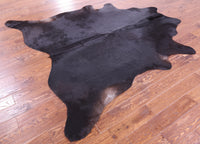 Thumbnail for Black Natural Cowhide Rug - XX-Large 7' 8