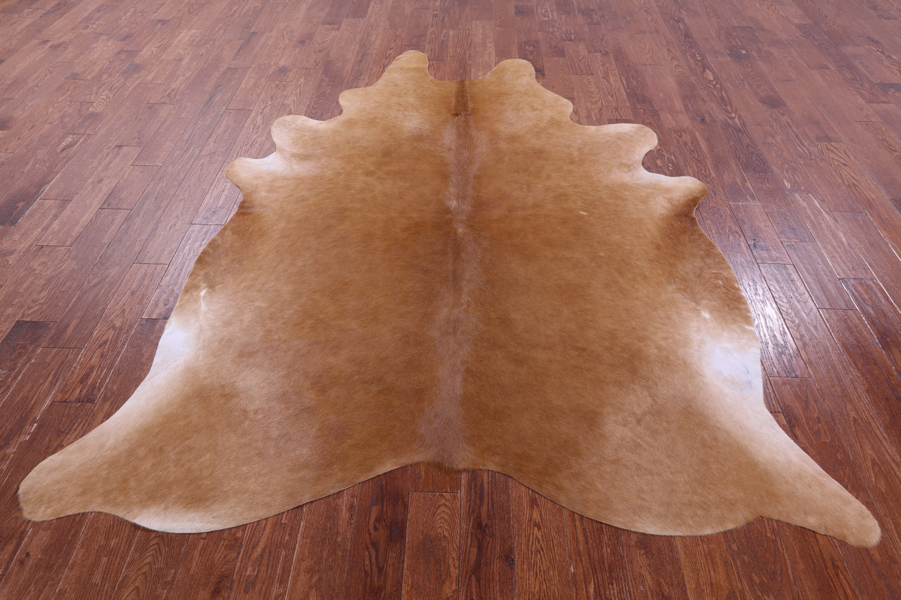 Brown Natural Cowhide Rug - XX-Large 8' 7"H x 6' 10"W