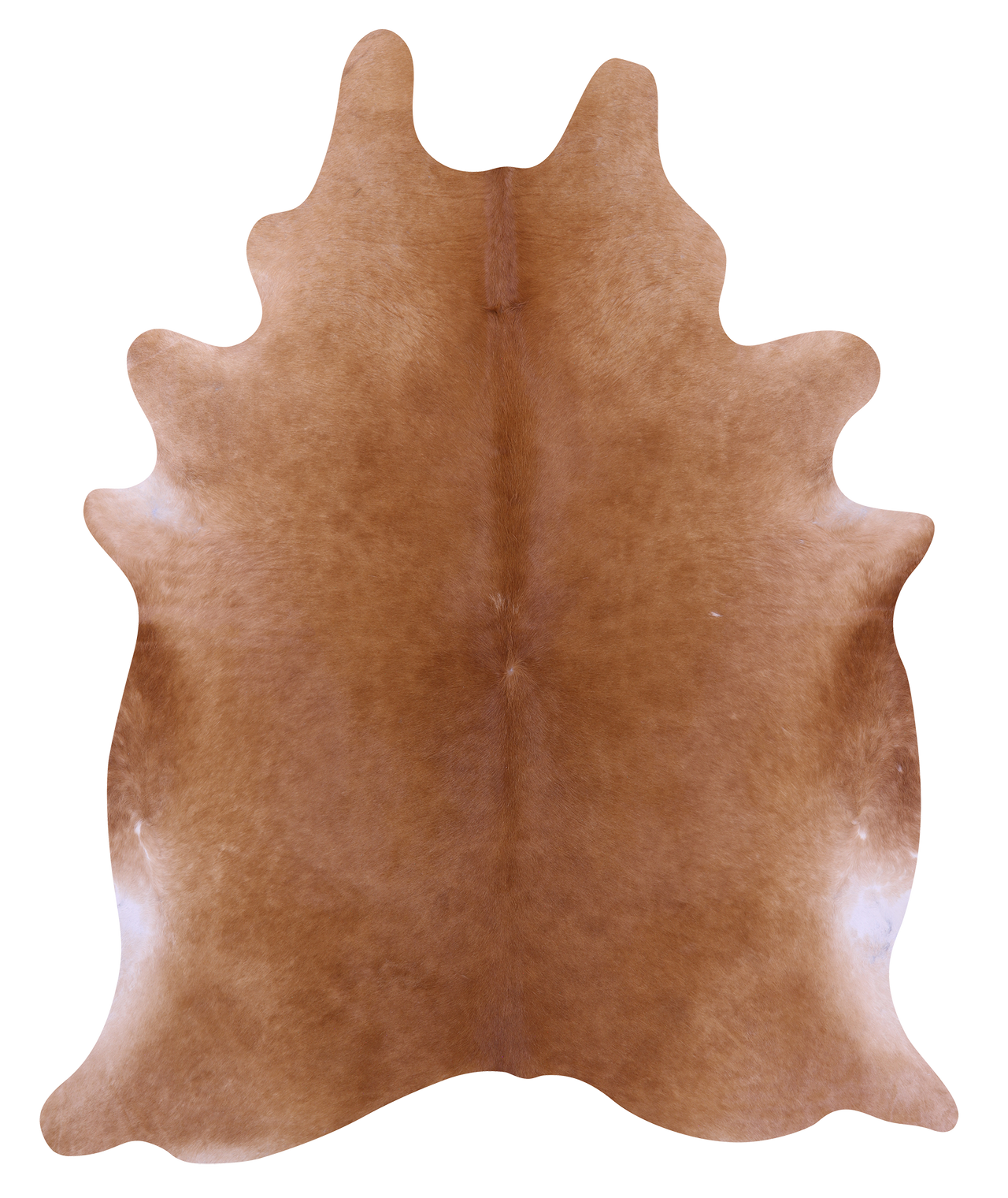 Brown Natural Cowhide Rug - XX-Large 8' 7"H x 6' 10"W