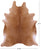 Brown Natural Cowhide Rug - XX-Large 8' 7"H x 6' 10"W
