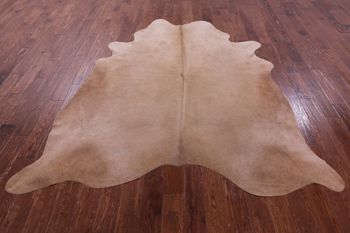 Light Brown Natural Cowhide Rug - XX-Large 7' 8