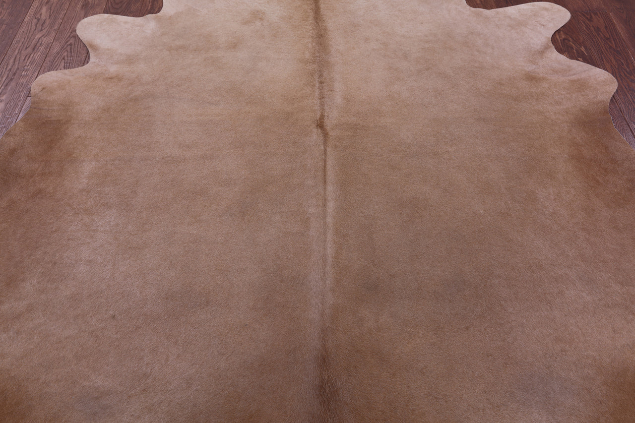Light Brown Natural Cowhide Rug - XX-Large 7' 8"H x 7' 0"W