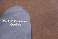Thumbnail for Light Brown Natural Cowhide Rug - XX-Large 7' 8
