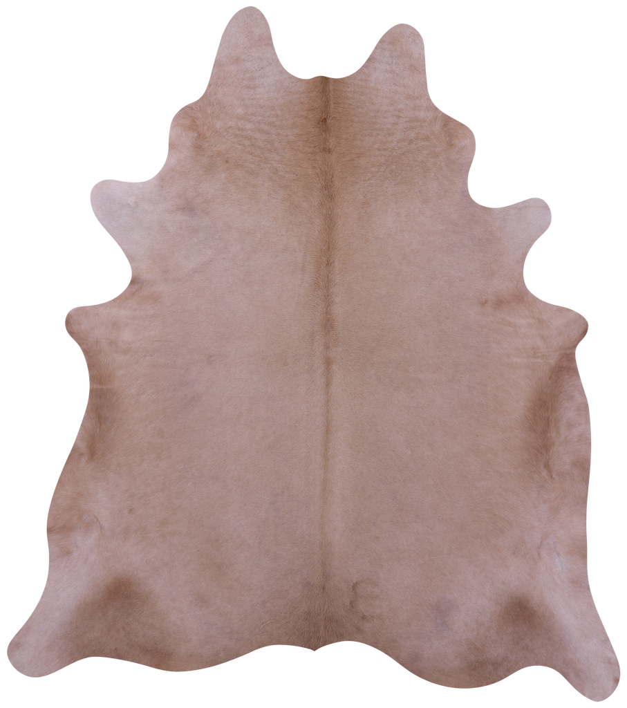 Beige Natural Cowhide Rug - X-Large 7' 5"H x 6' 7"W