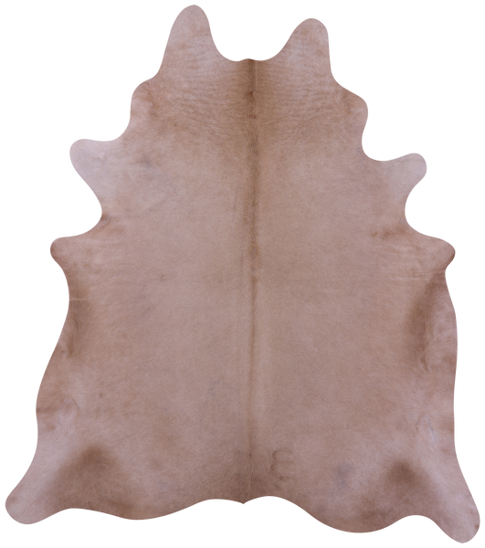 Beige Natural Cowhide Rug - X-Large 7' 5"H x 6' 7"W