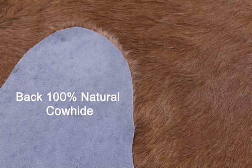 Light Brown Natural Cowhide Rug - XX-Large 8' 0