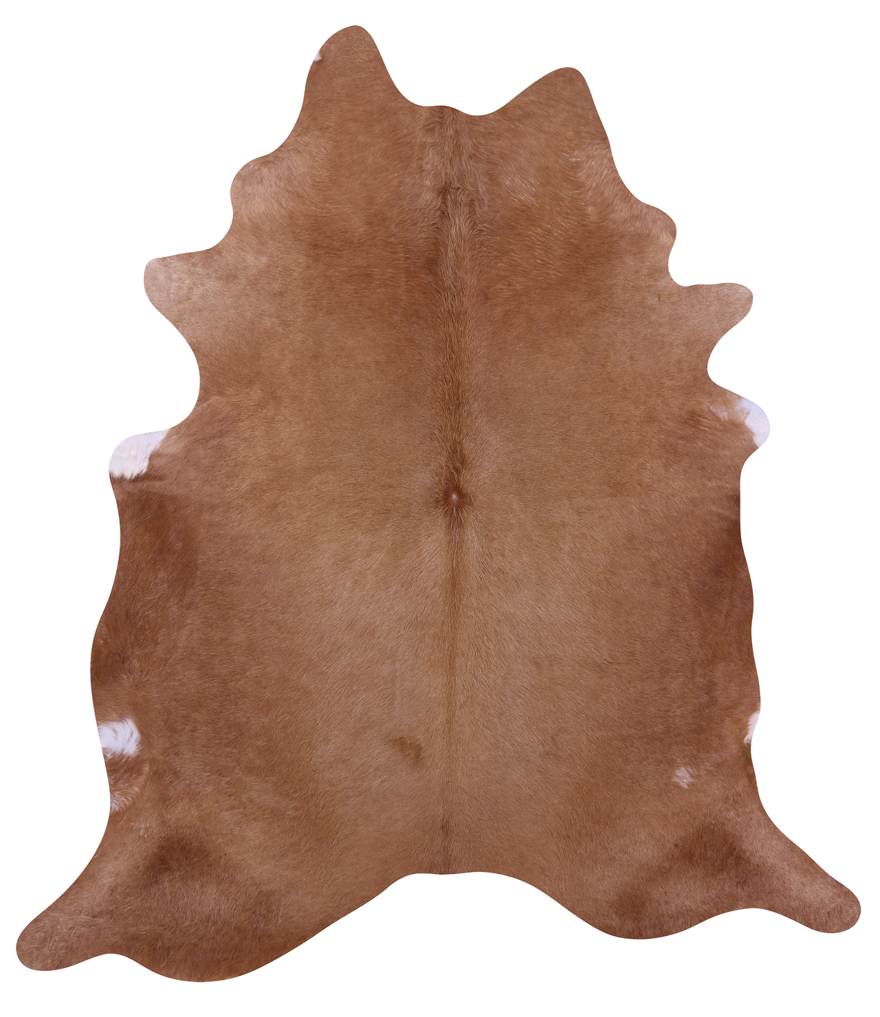 Light Brown Natural Cowhide Rug - XX-Large 8' 0"H x 7' 0"W