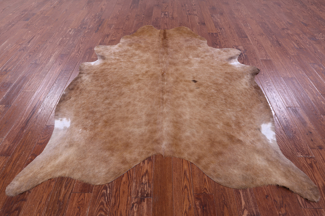 Light Brown Natural Cowhide Rug - XX-Large 7' 9"H x 6' 6"W