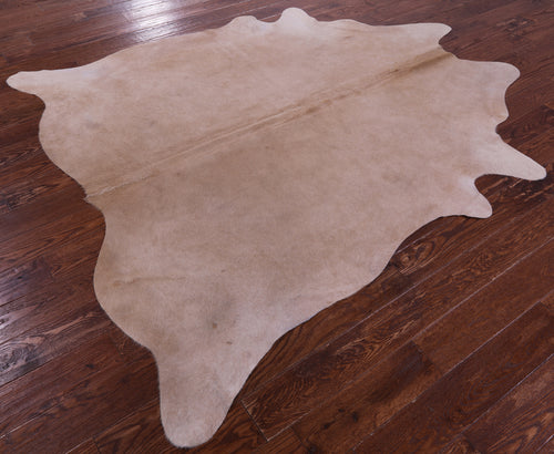 Beige Natural Cowhide Rug - X-Large 7' 4
