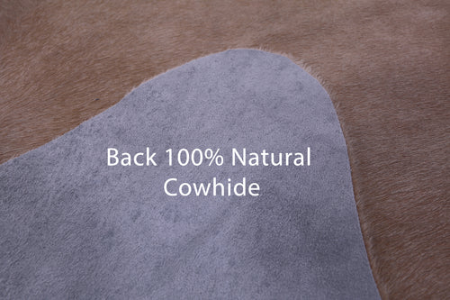 Beige Natural Cowhide Rug - X-Large 7' 4