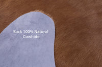 Thumbnail for Light Brown Natural Cowhide Rug - X-Large 7' 6