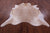 Beige Natural Cowhide Rug - X-Large 7' 5"H x 7' 1"W