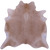 Beige Natural Cowhide Rug - X-Large 7' 5"H x 7' 1"W
