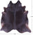 Black Natural Cowhide Rug - X-Large 7' 4"H x 7' 0"W