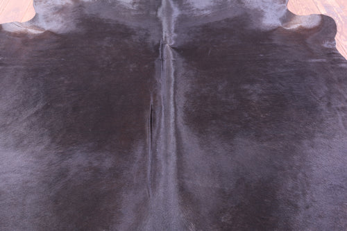 Black Natural Cowhide Rug - X-Large 7' 4