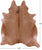 Light Brown Natural Cowhide Rug - X-Large 7' 6"H x 6' 3"W