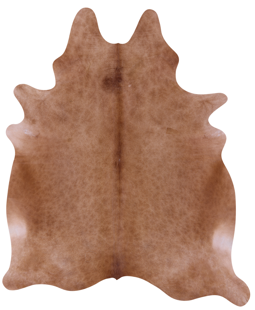 Light Brown Natural Cowhide Rug - X-Large 7' 6"H x 6' 3"W