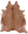 Light Brown Natural Cowhide Rug - X-Large 7' 6"H x 6' 3"W