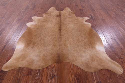Light Brown Natural Cowhide Rug - X-Large 7' 6