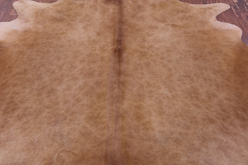 Light Brown Natural Cowhide Rug - X-Large 7' 6