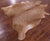 Light Brown Natural Cowhide Rug - X-Large 7' 6"H x 6' 3"W