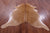 Light Brown Natural Cowhide Rug - X-Large 7' 6"H x 6' 4"W