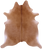 Light Brown Natural Cowhide Rug - X-Large 7' 6"H x 6' 4"W