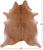 Light Brown Natural Cowhide Rug - X-Large 7' 6"H x 6' 4"W