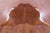 Brown Natural Cowhide Rug - X-Large 7' 2"H x 6' 9"W