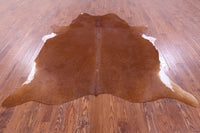 Thumbnail for Brown Natural Cowhide Rug - X-Large 7' 2