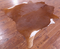 Thumbnail for Brown Natural Cowhide Rug - X-Large 7' 2