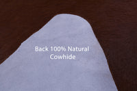 Thumbnail for Brown Natural Cowhide Rug - X-Large 7' 2