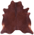 Brown Natural Cowhide Rug - X-Large 7' 1"H x 6' 9"W