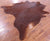 Brown Natural Cowhide Rug - X-Large 7' 1"H x 6' 9"W