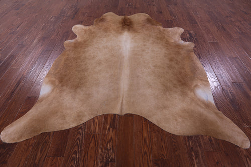 Light Brown Natural Cowhide Rug - X-Large 7' 7