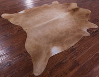 Thumbnail for Light Brown Natural Cowhide Rug - X-Large 7' 7