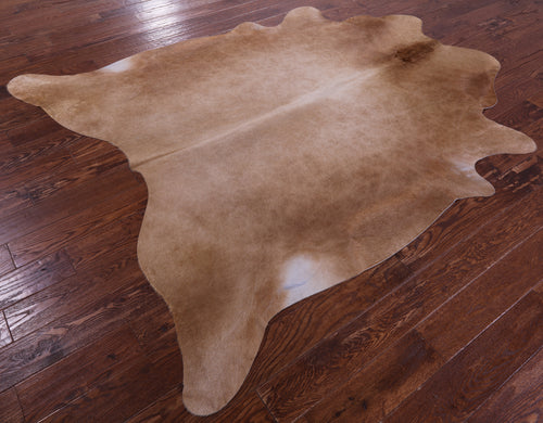 Light Brown Natural Cowhide Rug - X-Large 7' 7