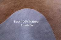 Thumbnail for Light Brown Natural Cowhide Rug - X-Large 7' 7