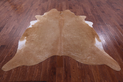 Light Brown Natural Cowhide Rug - XX-Large 7' 9