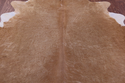 Light Brown Natural Cowhide Rug - XX-Large 7' 9