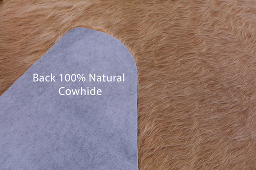 Light Brown Natural Cowhide Rug - XX-Large 7' 9
