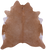 Light Brown Natural Cowhide Rug - XX-Large 7' 9"H x 7' 0"W