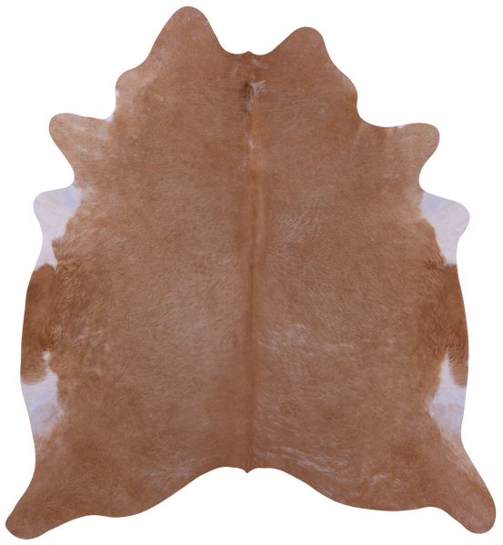 Light Brown Natural Cowhide Rug - XX-Large 7' 9"H x 7' 0"W