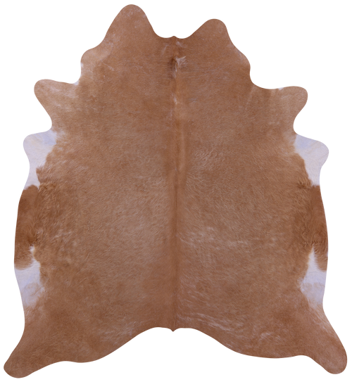 Light Brown Natural Cowhide Rug - XX-Large 7' 9
